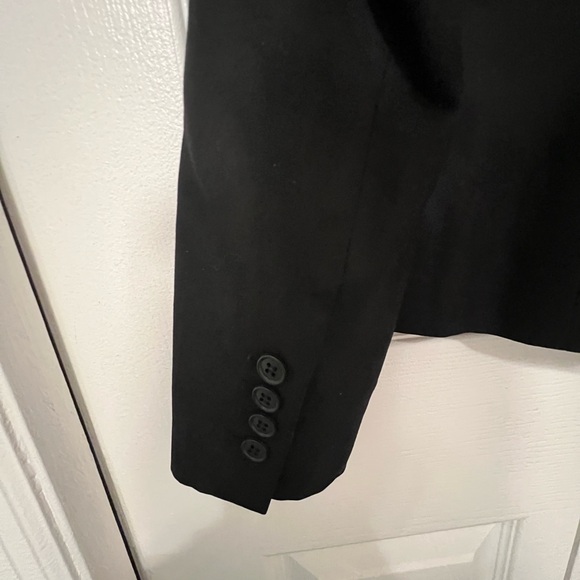 Loft Suit Jacket - Black Petite Size 0 - Picture 9 of 9